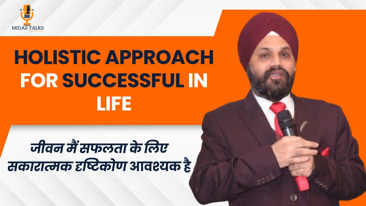 Ravinder Singh speaking on stage at Midas Talks
